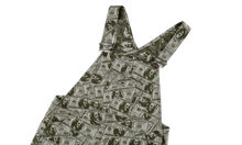 100 Dollar Bill Overalls