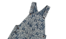 100 Dollar Bill Overalls